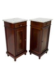 Pair of Art Nouveau Nightstands or Bedside Tables, 1900s